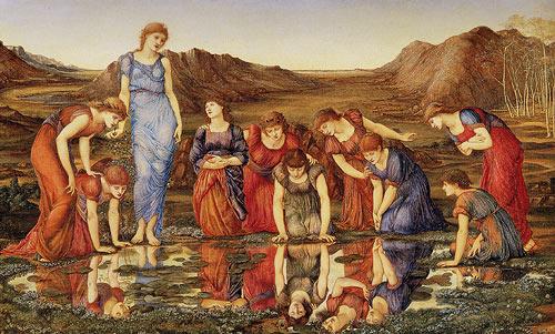 Edward Burne-Jones The Mirror of Venus Spain oil painting art